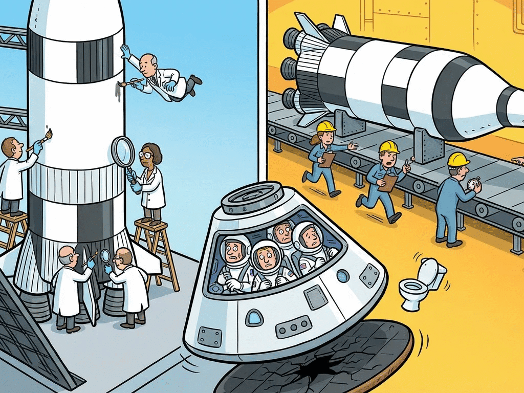 Ciência: Artemis II — tudo pronto pra ir à Lua… exceto a parte de não queimar na volta